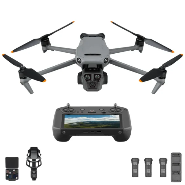 MavicPro Fortisi Edition – Drone with Triple 4K Full HD Camera + Remote Control and 3 Extra Batteries